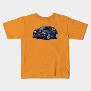 Royal Blue MG ZT Car Kids T-Shirt